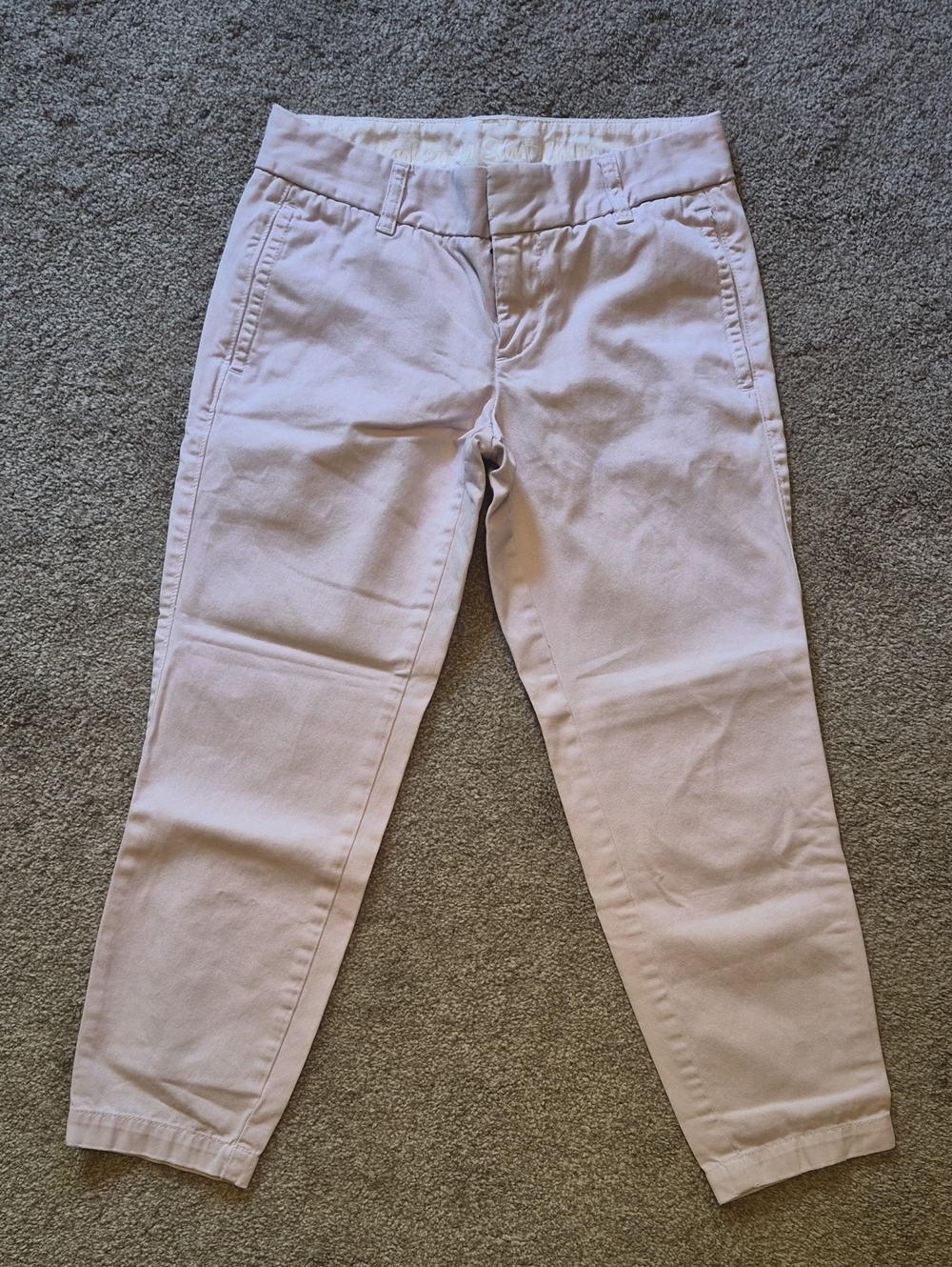 J. Crew Pale Pink Cropped Pants